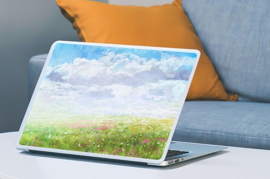 Autocollant pour ordinateur portable - 17,3 pouces - Aquarelle - Fleurs - Paysage - 40x30cm - Autocollants pour ordinateur portable - Peau pour ordinateur portable - Couverture