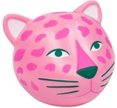 Fizz Creations Stressbal Luipaard Junior Schuimrubber Roze