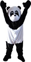 Carnival Toys Verkleedkostuum Panda Pluche Wit/zwart One-size