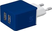 Trust Urban - Dual USB Thuislader - Blauw