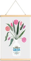 JUNIQE - Posterhanger Ginspiration No.3 -40x60 /Grijs