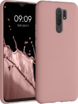 kwmobile telefoonhoesje voor Xiaomi Redmi 9 - Hoesje voor smartphone - Back cover in winter roze