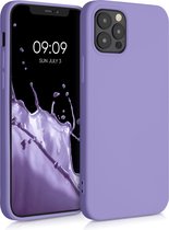 kwmobile telefoonhoesje voor Apple iPhone 12 / 12 Pro - Hoesje voor smartphone - Back cover in violet lila