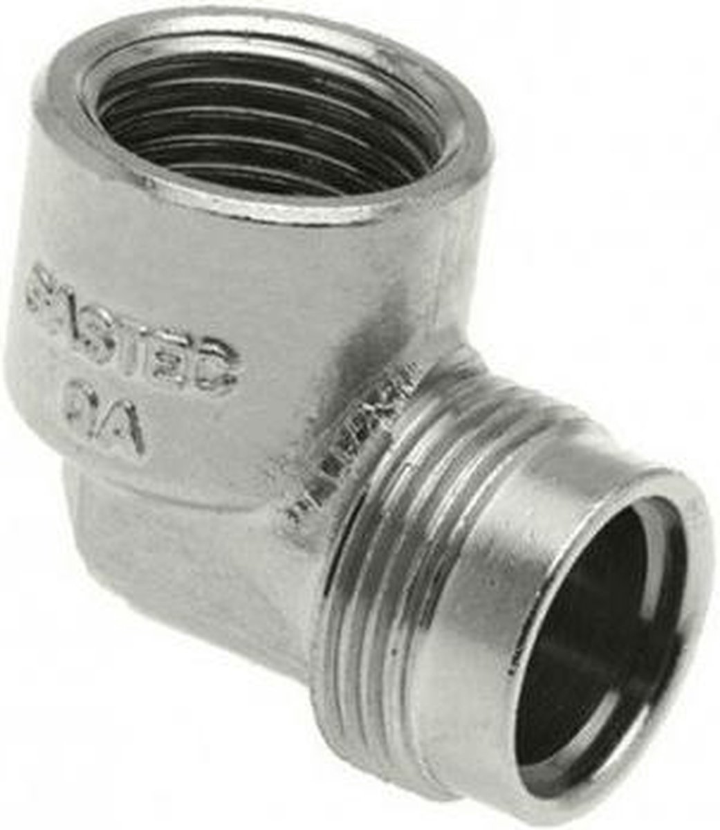 Bonfix Comfort aansluiting 3/8″ x M24 knie / haaks chroom