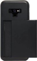 ADEL Kunststof Back Cover Hardcase Hoesje voor Samsung Galaxy Note 9 - Pasjeshouder Zwart