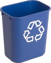 Afvalbak Recycle 12.9L blauw