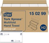TORK 150299 Xpress Multifold Universal Papieren handdoeken (l x b) 23.4 cm x 21.3 cm Wit 20 x 237 vellen/pak 4740 stuk(