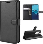 Huawei P40 Hoesje Wallet Case Zwart