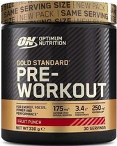 Optimum Nutrition Gold Standard Pre Workout - Fruit Punch - Pre-Workout - 330 gram (30 doseringen)