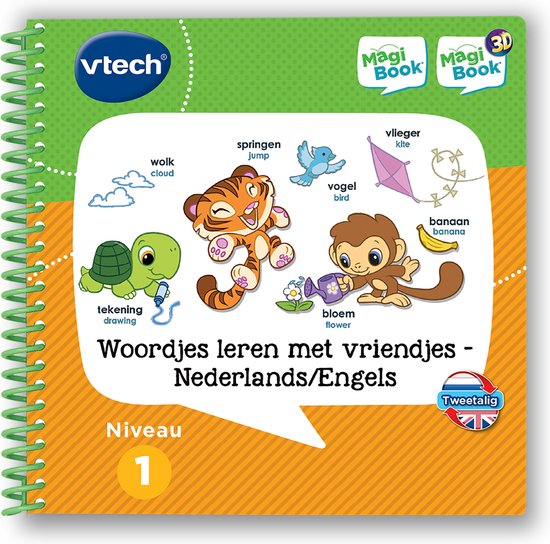 VTech MagiBook Activiteitenboek - Woordjes leren met vriendjes -  Nederlands/Engels