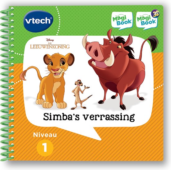 VTech MagiBook Activiteitenboek De Leeuwenkoning - Simba's Verassing - Educatief Speelgoed - Niveau 1 - 2 tot 4 Jaar