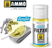 AMMO MIG 0825 Acrylic Filter Yellow - 15ml Effecten potje