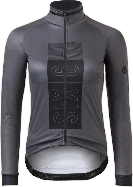 AGU Polartec Alpha Thermo Fietsjack II SIX6 Dames - Grijs - XXL - Extra isolerende binnenkant - Winddicht en waterafstotend - Gerecyceld Polyester