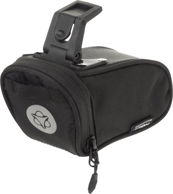 AGU Performance Small Zadeltas - ICS systeem - Waterafstotend - Gerecycled polyester - 3M reflectie - 0,4L - Zwart - Speciaal voor Selle Royal zadels