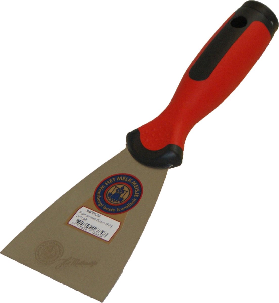 Melkmeisje plamuurmes RVS 40mm met 2-componenten handvat (MM708040)