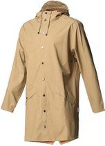 Rains Long Jacket 1202 Regenjas - Unisex - Zand