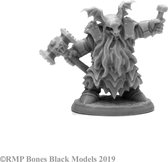 Reaper Miniatures - Dark Dwarf Irontongue Priest - 44113