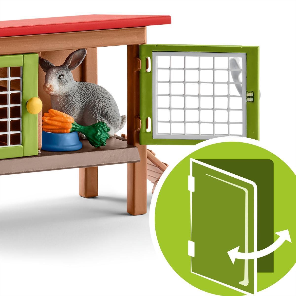 schleich FARM WORLD Speelfigurenset - Konijnenhok - Kinderspeelgoed voor Jongens en Meisjes - 3 tot 8 jaar - 42420 — afbeelding 6