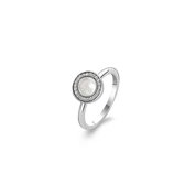 TI SENTO Milano Ring 1969MW - Maat 54 (17,25 mm) - Gerhodineerd Sterling Zilver