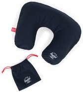 Inflatable Pillow - Navy/Red / Opblaasbaar reiskussen - Herschel Travel Accessory / Beperkte Levenslange Garantie / Blauw/Rood