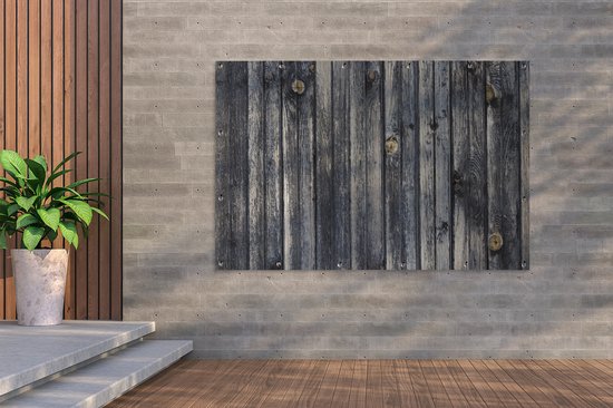 Muurdecoratie Achtergrond met een planken structuur - 180x120 cm - Tuinposter - Tuindoek - Buitenposter