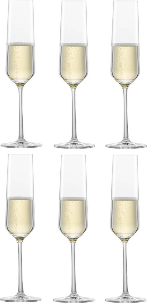 Zwiesel Glas Belfesta Champagneflûte met MP 7 - 0.215 Ltr - set van 6