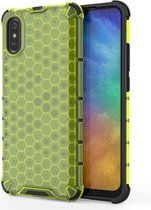 Voor Geschikt voor Xiaomi Redmi 9A schokbestendige honingraat pc + TPU-hoes (groen)