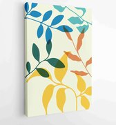 Abstract art nature background vector. Modern shape line art wallpaper 2 - Moderne schilderijen – Vertical – 1934329676 - 50*40 Vertical