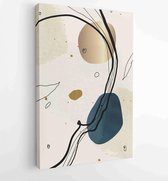 Minimal and Gold abstract wall arts vector collection 1 - Moderne schilderijen – Vertical – 1931500808 - 40-30 Vertical