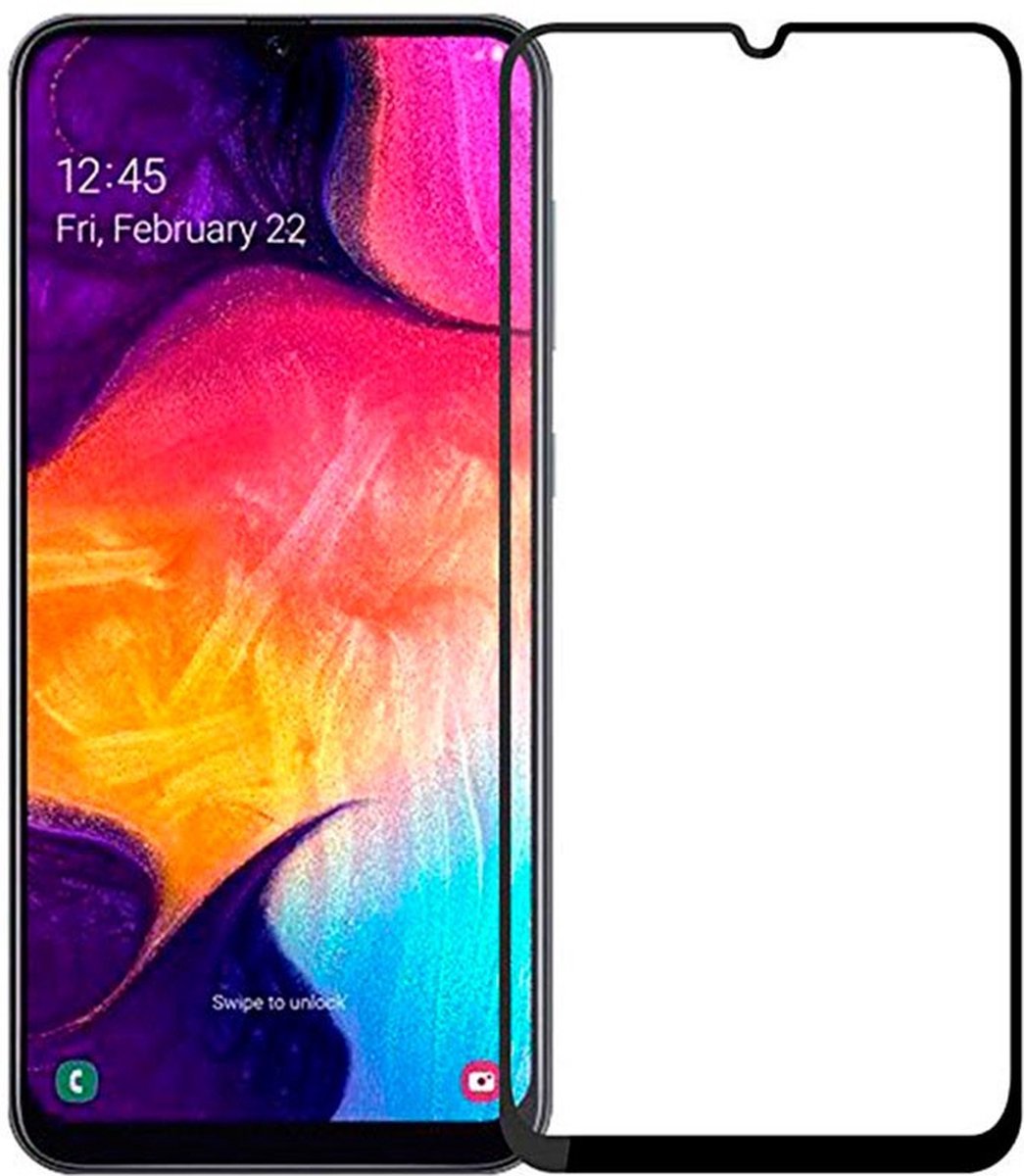 Full cover Samsung Galaxy A20e Screenprotector gehard glas - 2 Stuks