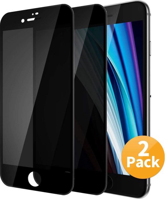 iPhone SE 2020 - iPhone 8 - iPhone 7 - Privacy Screenprotector - 2x Protector