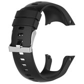 Siliconen vervangende polsband voor SUUNTO Trainer Wrist HR (zwart)
