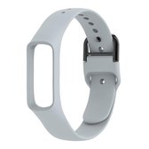 Smart Watch Pure Color siliconen polsband horlogeband voor Galaxy Fit-e (grijs)