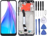 Lcd-scherm en digitizer volledige montage met frame voor Xiaomi Redmi Note 8T (zwart)