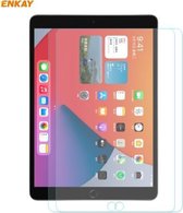 Voor iPad 10.2 2020/2019 2 STUKS ENKAY Hat-Prince 0.33mm 9 H Oppervlaktehardheid 2.5D Explosieveilige gehard Glas Protector