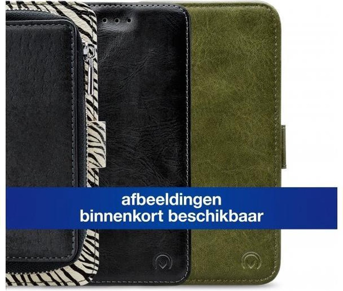 Mobilize Bookcase hoesje geschikt voor Samsung Galaxy A22 5G - Effen Groen - Kunstleer