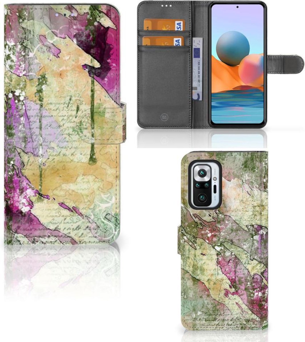 Hoesje Xiaomi Redmi Note 10 Pro Letter Painting
