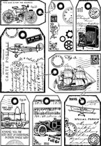 It's a Man's World Unmounted Rubber Stamp (CI-428)