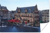 De Boterwaag in de Nederlandse stad Nijmegen Poster 30x20 cm - klein - Foto print op Poster (wanddecoratie woonkamer / slaapkamer) / Europese steden Poster