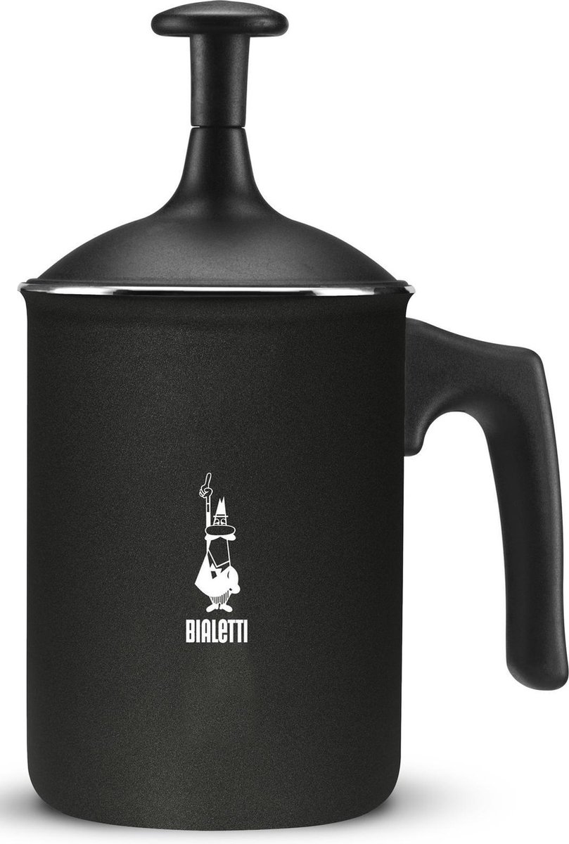 Bialetti Tuttocreama Melkopschuimer 1 Liter Zwart