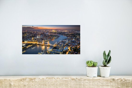 Affiche Sunrise - Londres - Skyline - 40x20 cm