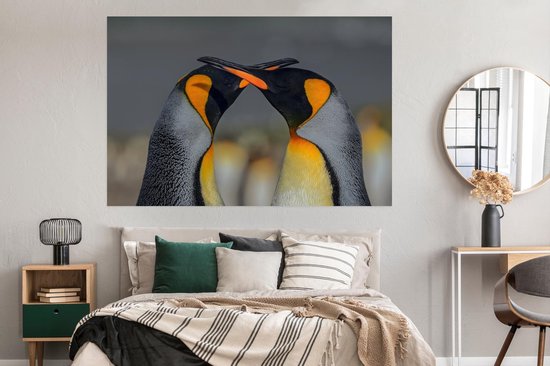 Pingouins amoureux kussen à bec 180x120 cm XXL / Groot format!