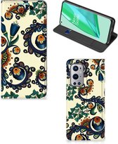 Hoesje OnePlus 9 Pro Bookcase Barok Flower