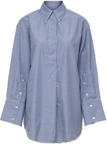 Selected SLFMIRABELLA LS LONG STRIPED SHIRT blouse dames denim