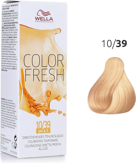 Wella Professionals Color Fresh - Haarverf - 10/39 - 75ml | bol.com