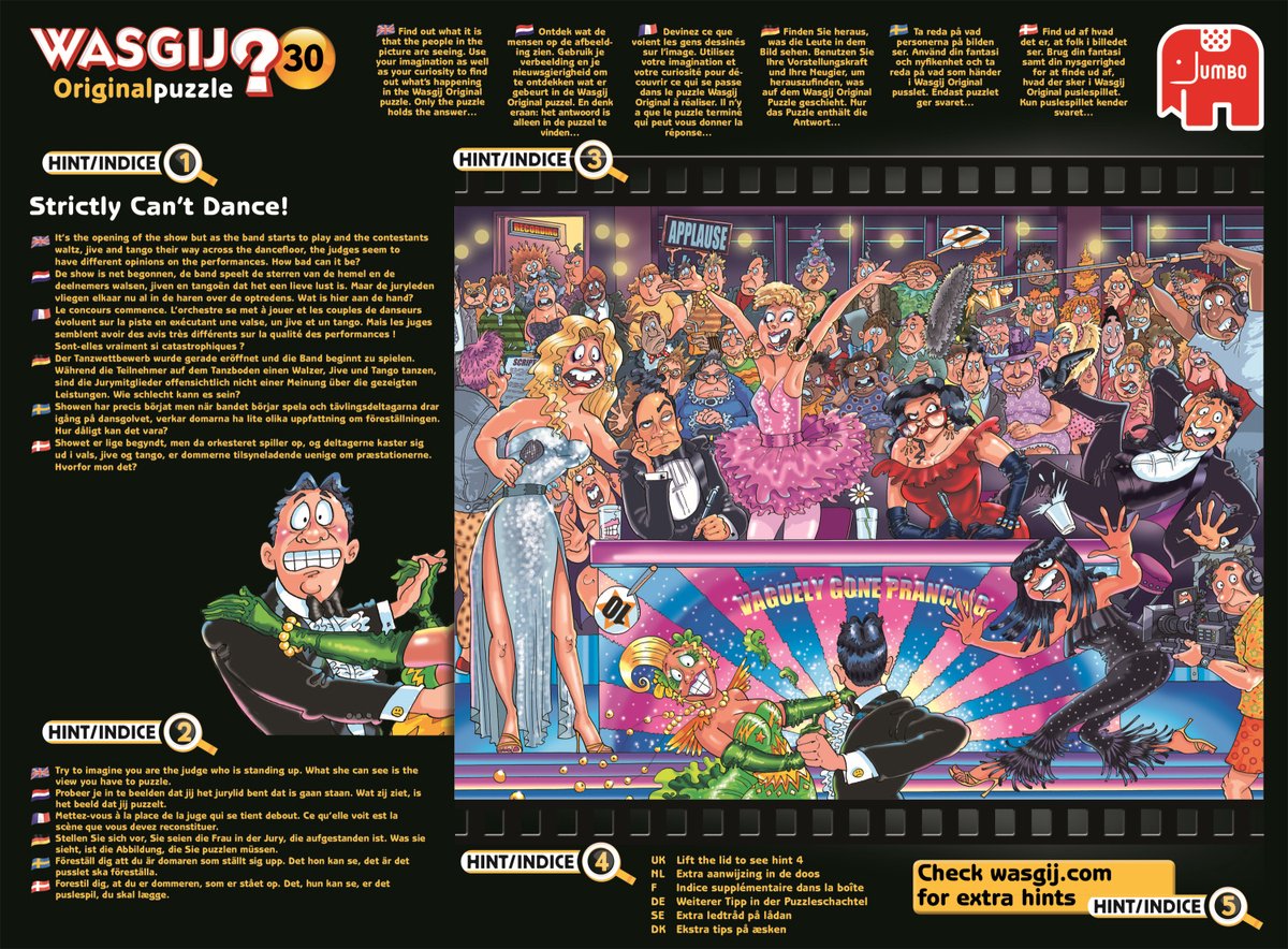 Wasgij Original 30 Wals, Tango en Jive! puzzel - 1000 Stukjes — afbeelding 8