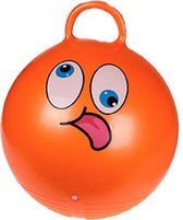Skippybal smiley voor kinderen oranje 45 cm - Zomer buiten speelgoed
