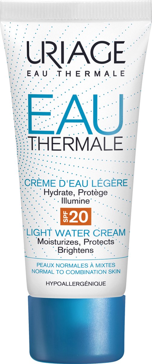 Goedkoopste Uriage Thermaal water creme d eau SPF20 40 Milliliter