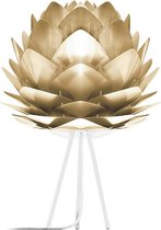 Umage Silvia tafellamp Brushed Brass - Medium Ø 50 cm + Tripod wit