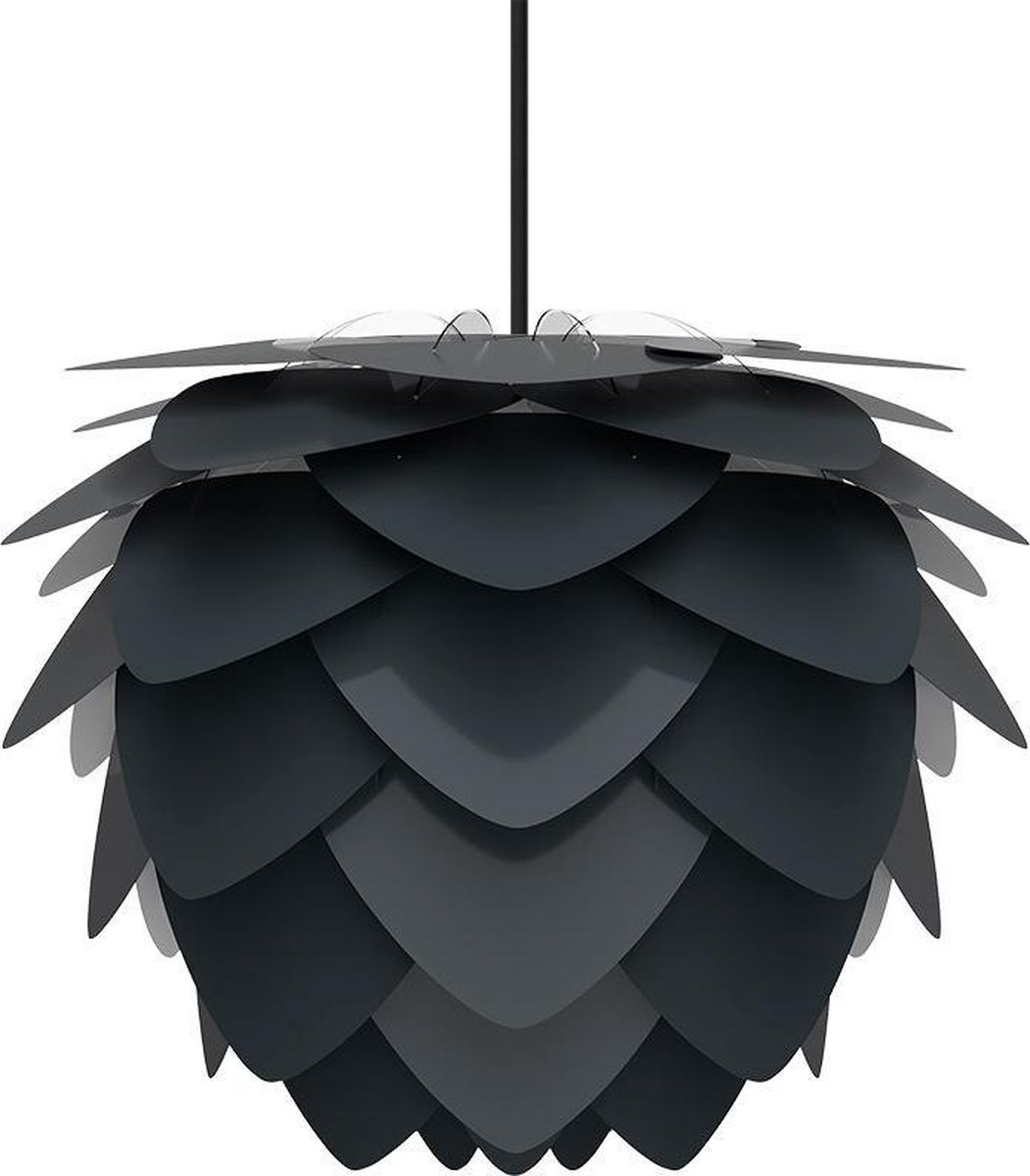 Umage Aluvia Medium hanglamp anthracite grey - met koordset zwart - Ø 59 cm